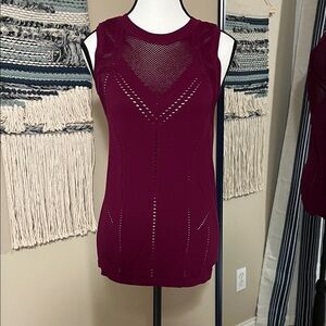 Athleta Burgundy Tank Top